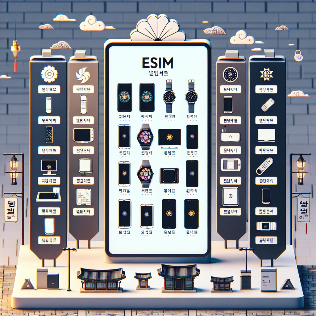 List of eSIM-Compatible Devices in Korea