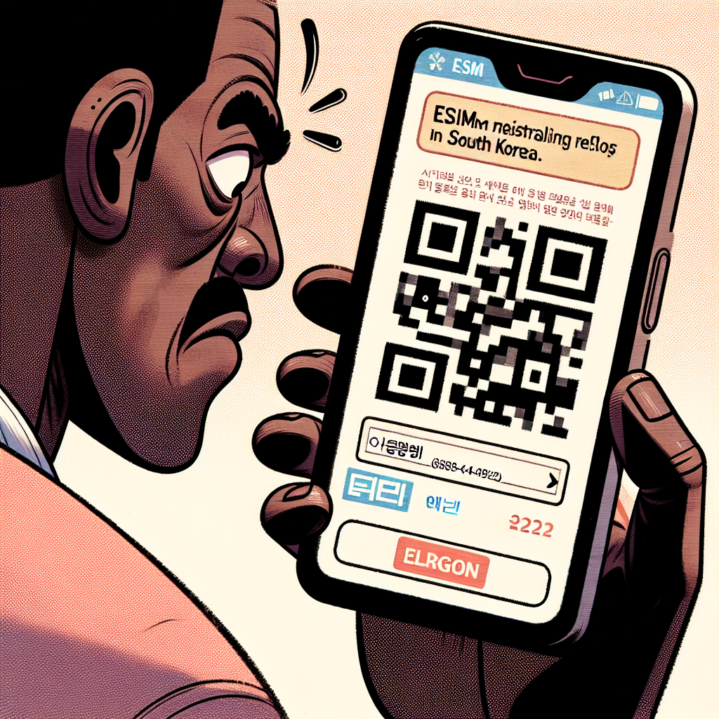 Korea eSIM QR Code Error: Screenshots you should capture (Error texts checklist) Korea eSIM QR Code Error: Screenshots you should capture (Error texts checklist)