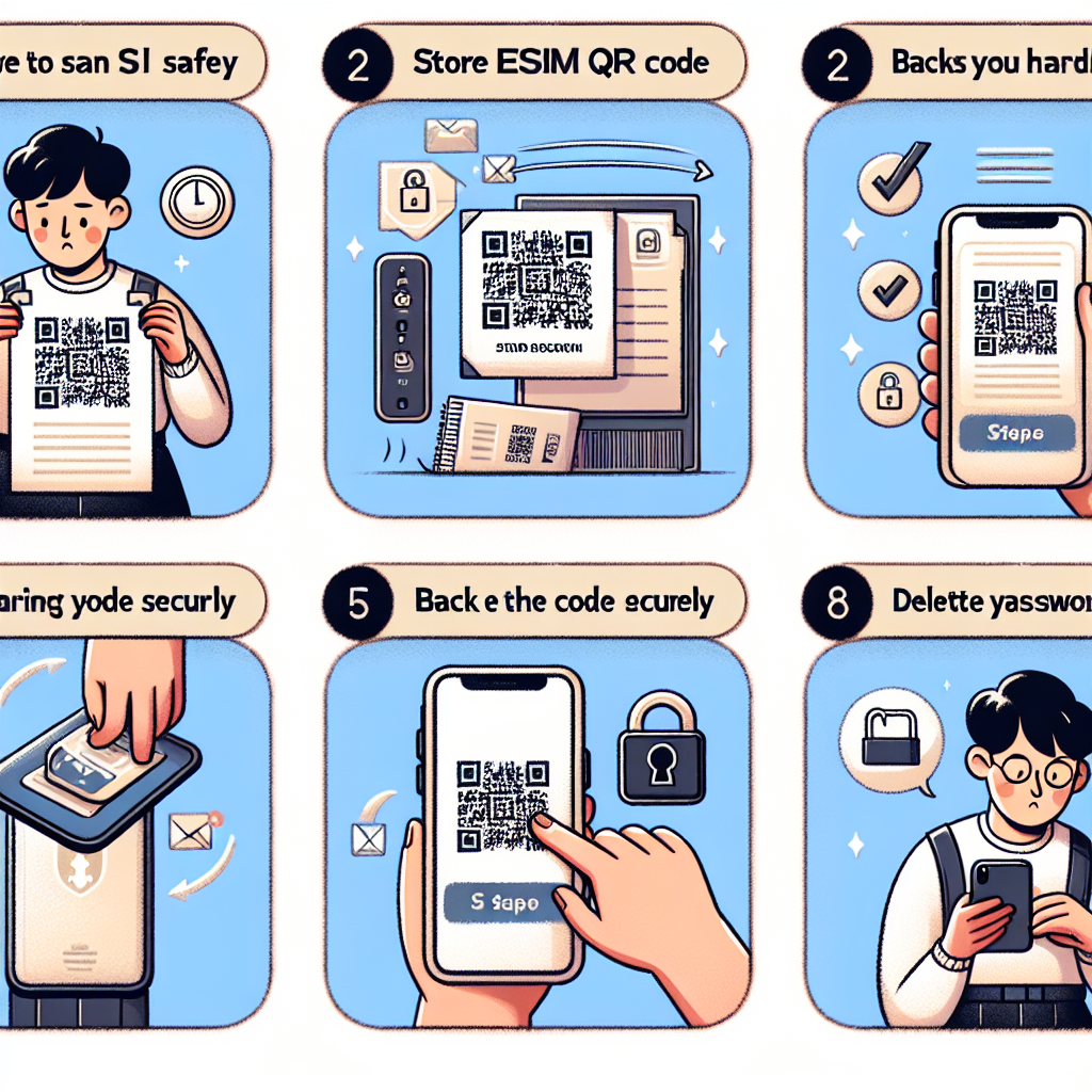 Steps to Safely Store Your eSIM QR Code