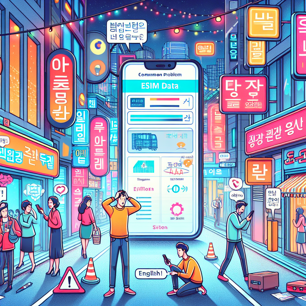 - Common Issues with eSIM Data in Korea