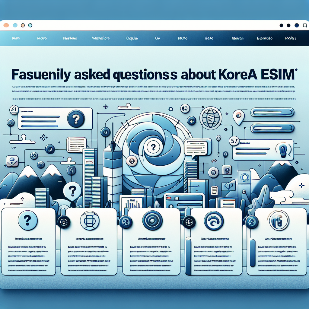- Frequently Asked Questions About Korea eSIM