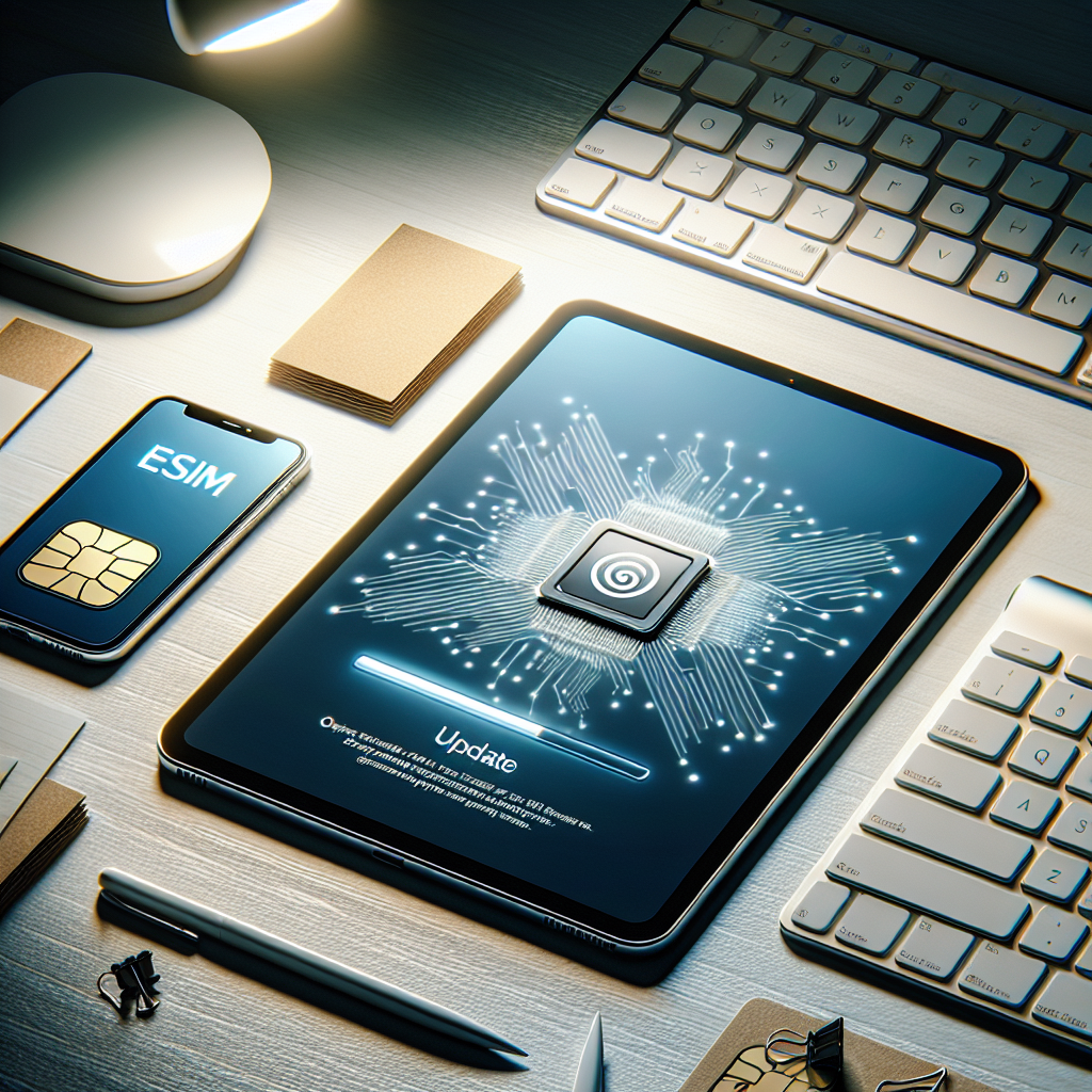 - Updating iPadOS for Optimal eSIM Performance