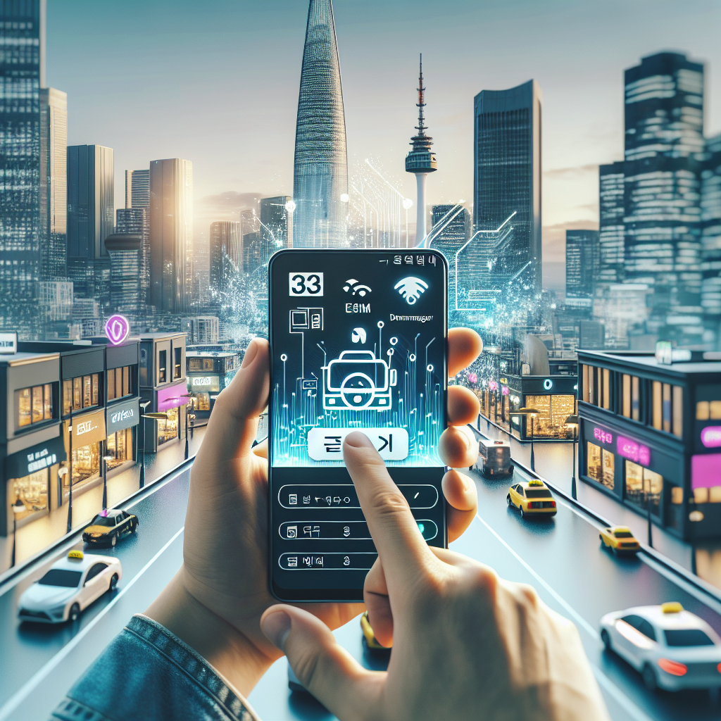 - Using Korea eSIM for Taxi Services