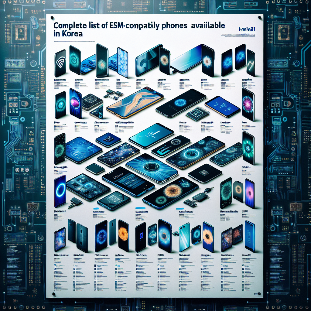 - Complete List of eSIM-Compatible Phones Available in Korea