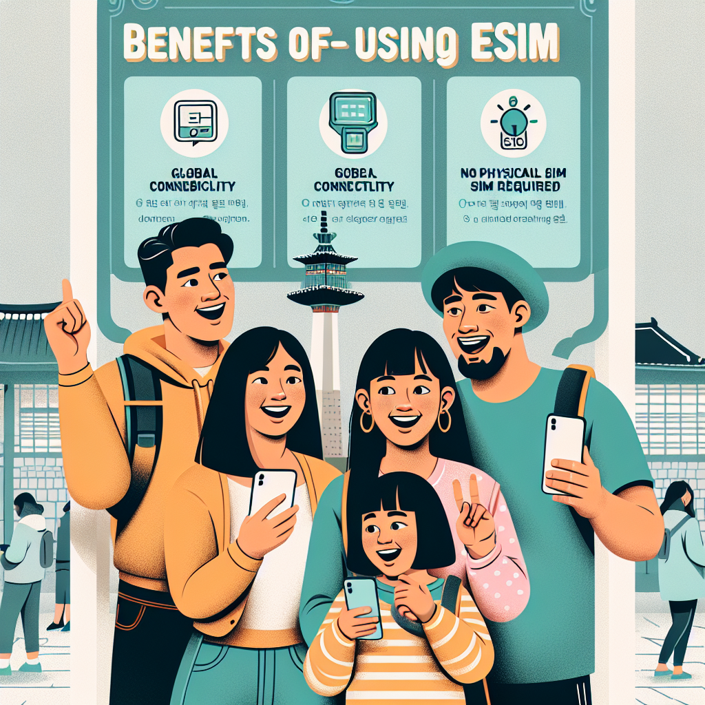 Benefits of Using eSIM for Families Traveling to Korea