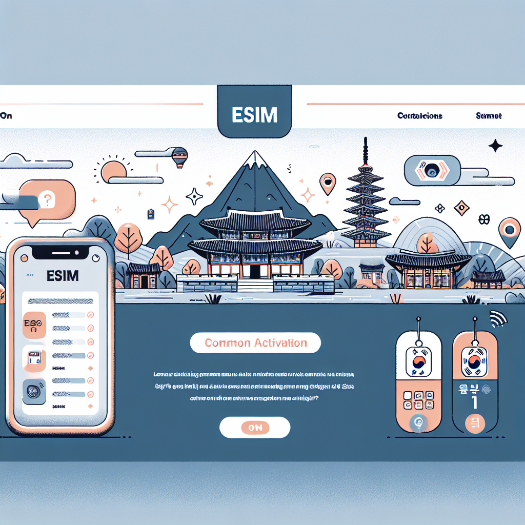 - Frequently Asked Questions About Korea eSIM Activation