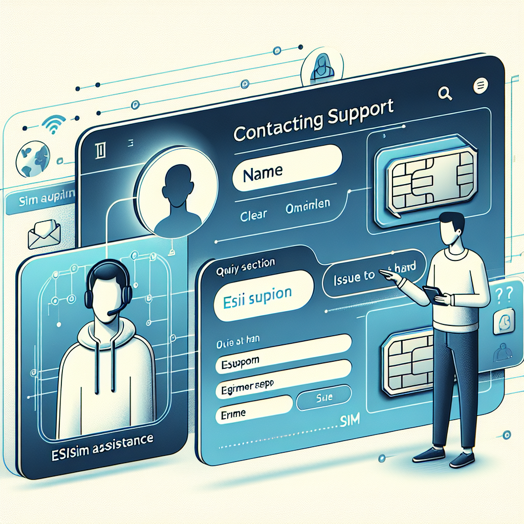 - Contacting Support for eSIM Assistance