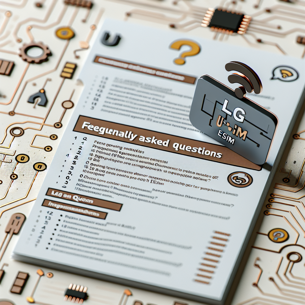 - Frequently Asked Questions About LG U+ eSIM