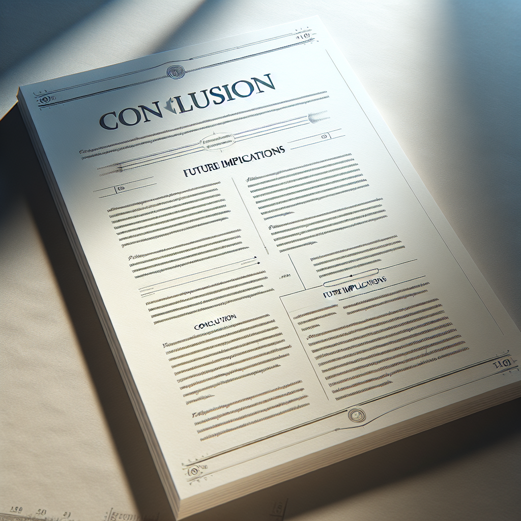 - Conclusion and Future Implications