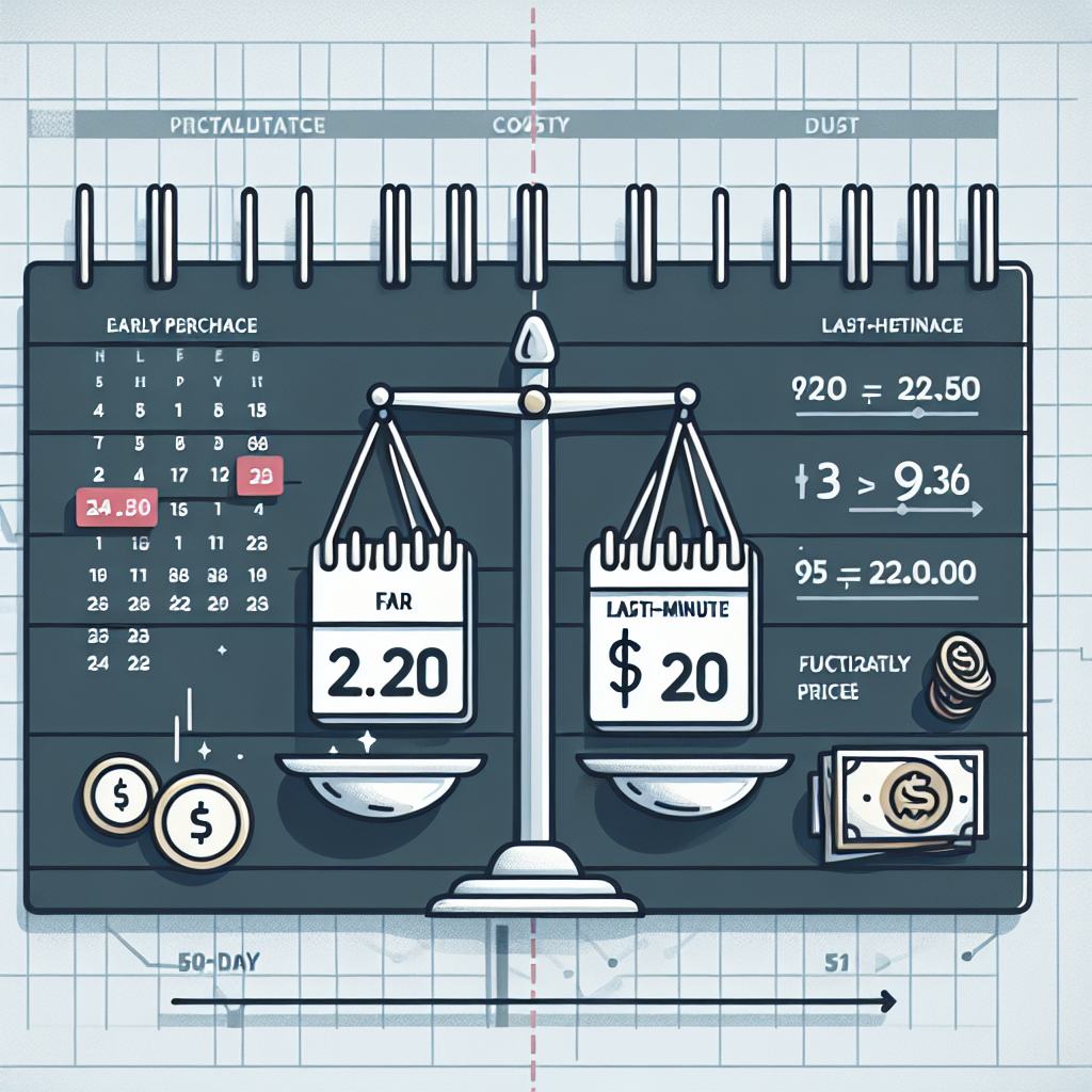 - Price Comparison: Early Purchase vs. Last-Minute Deals