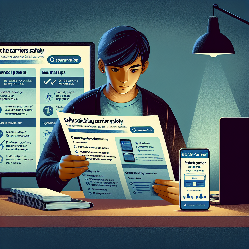 - How to Switch Carriers Safely