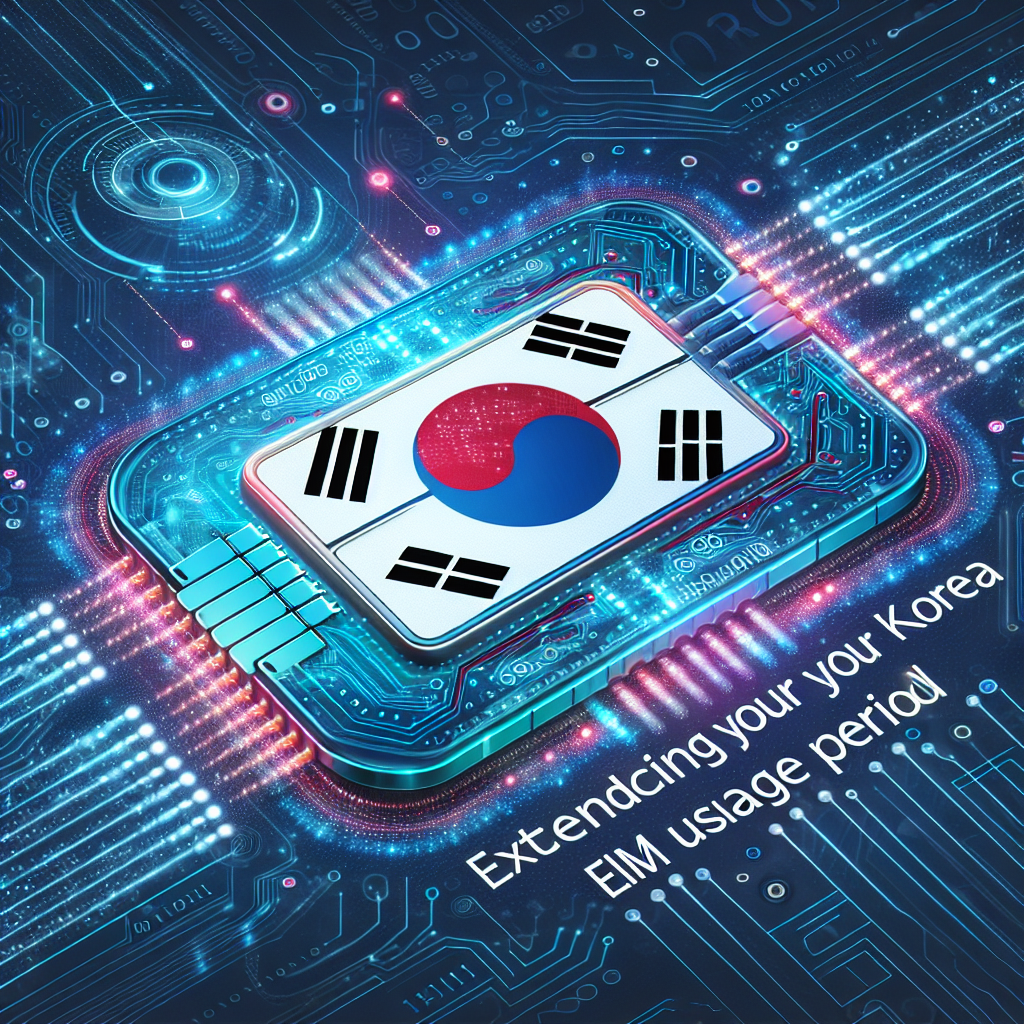 - Extending Your Korea eSIM Usage Period