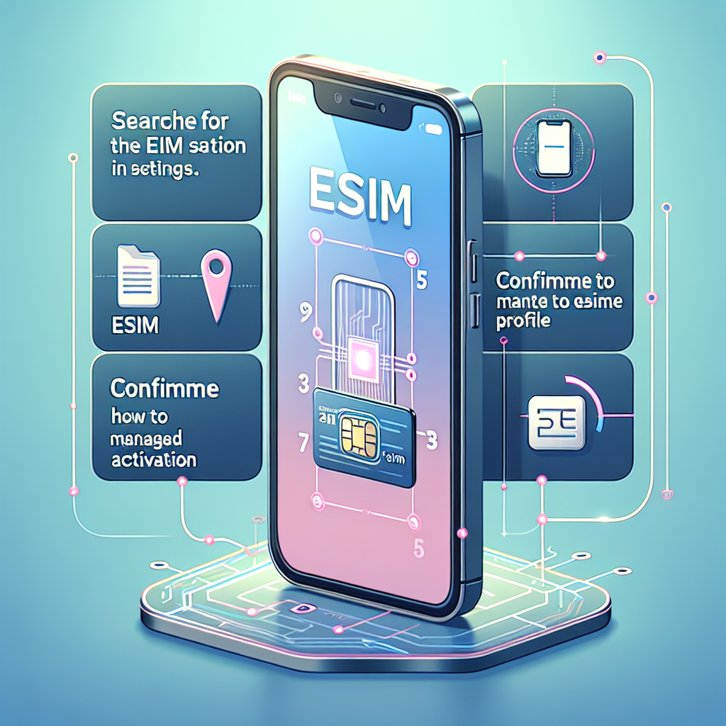 How to Activate and Manage Your eSIM Profile