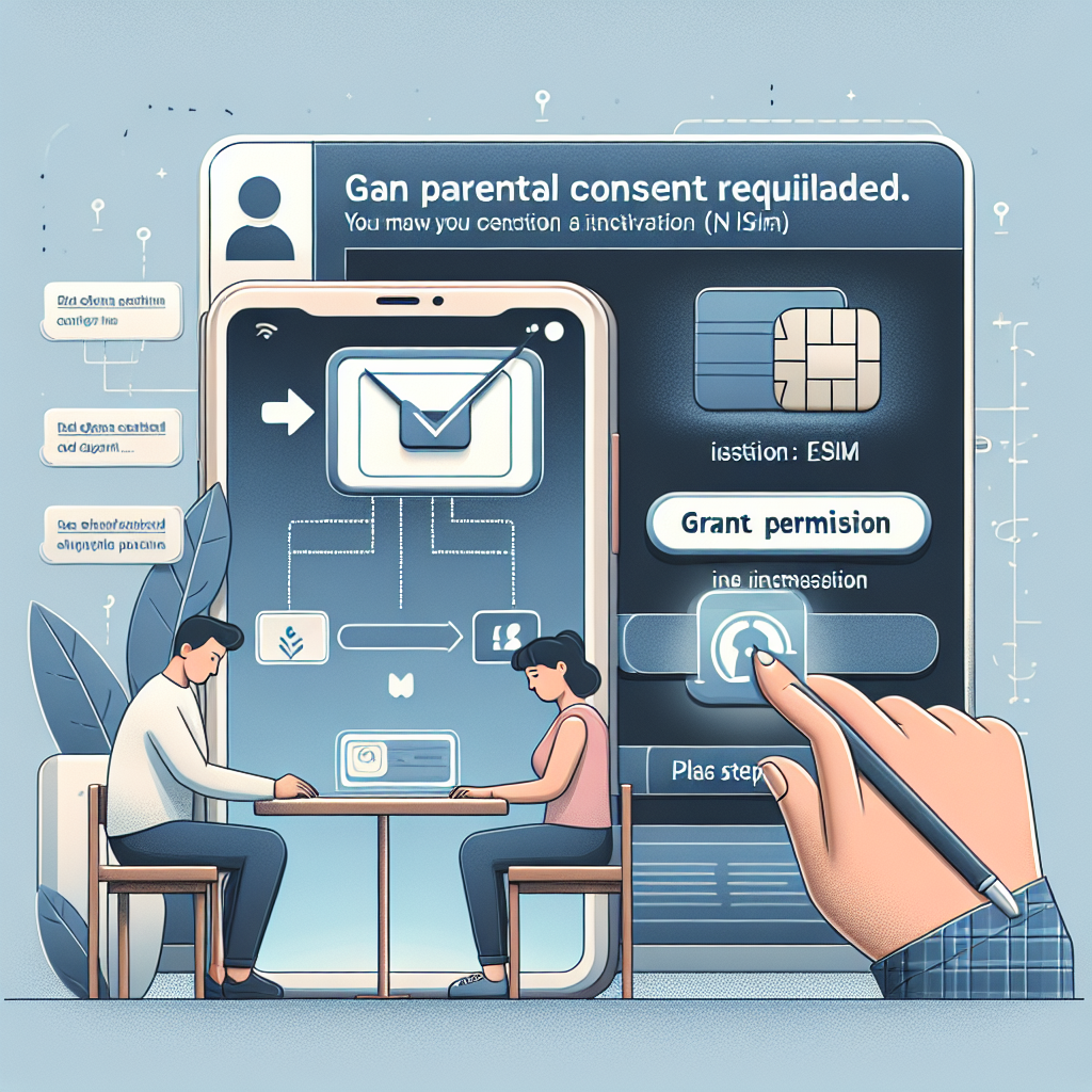 - Parental Consent Requirements for eSIM Activation