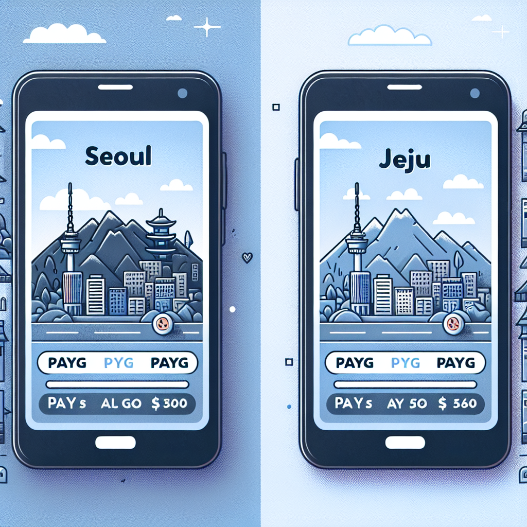 Comparing PAYG Plans: Seoul vs. Jeju